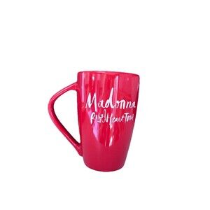 Madonna Red Rebel Heart Concert Tour Large Coffee Mug Merchandise Cup Souvenir